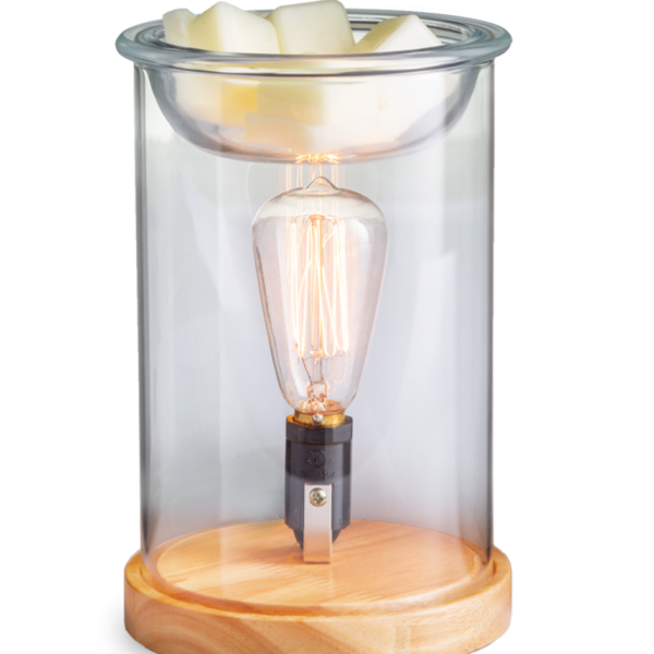 WOOD & GLASS EDISON BULB ILLUMINATION - Refined Man Of Candles