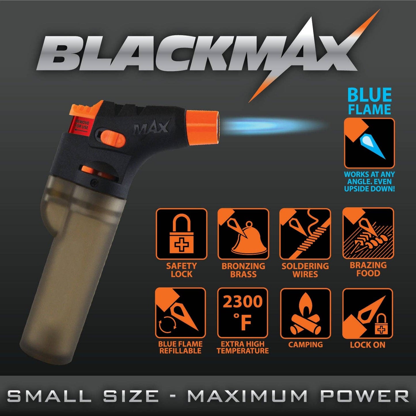Black Max Torch Lighter - Refined Man Of Candles