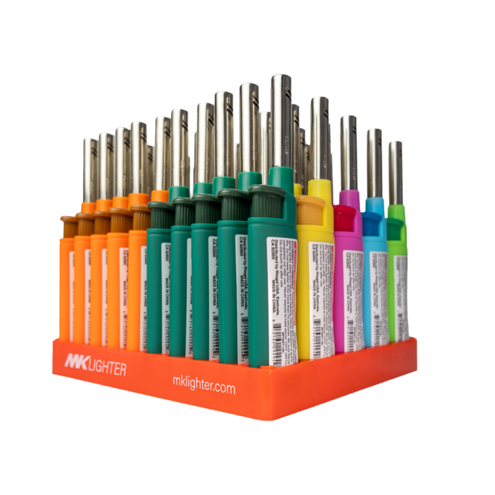MK Lighter Range Series, MIX-Color Set, Windproof Flame 50PC - Refined Man Of Candles