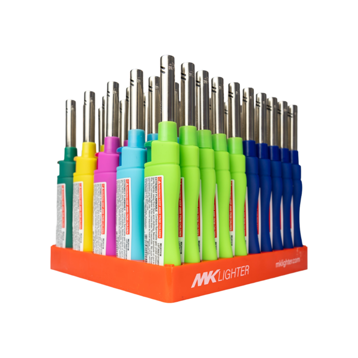 MK Lighter Range Series, MIX-Color Set, Windproof Flame 50PC - Refined Man Of Candles
