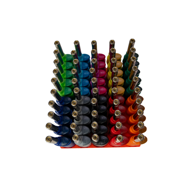 MK Lighter Range Series, MIX-Color Set, Windproof Flame 50PC - Refined Man Of Candles