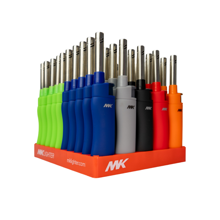 MK Lighter Range Series, MIX-Color Set, Windproof Flame 50PC - Refined Man Of Candles
