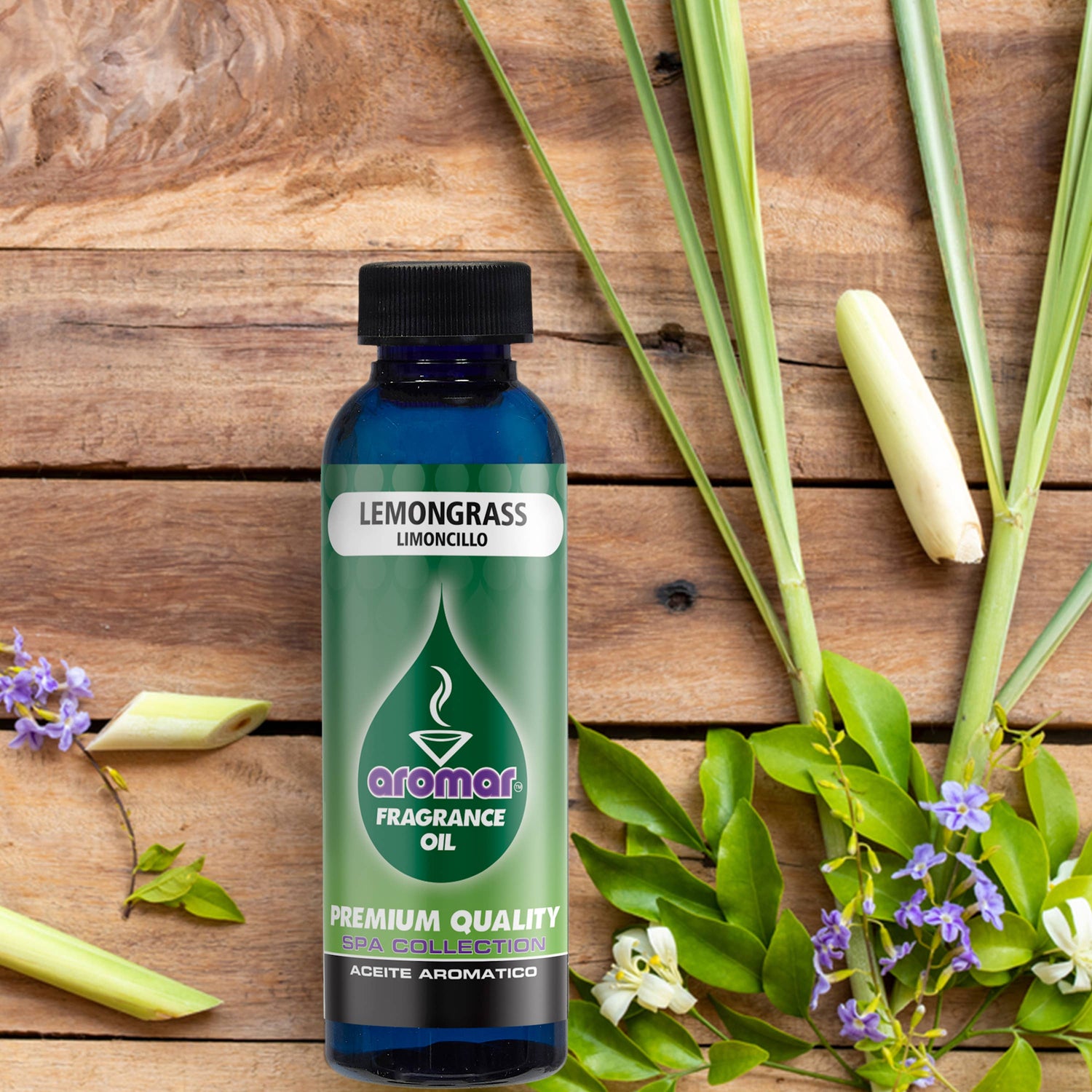 AROMAR LEMONGRASS FRAGRANCE OIL - Refined Man Of Candles