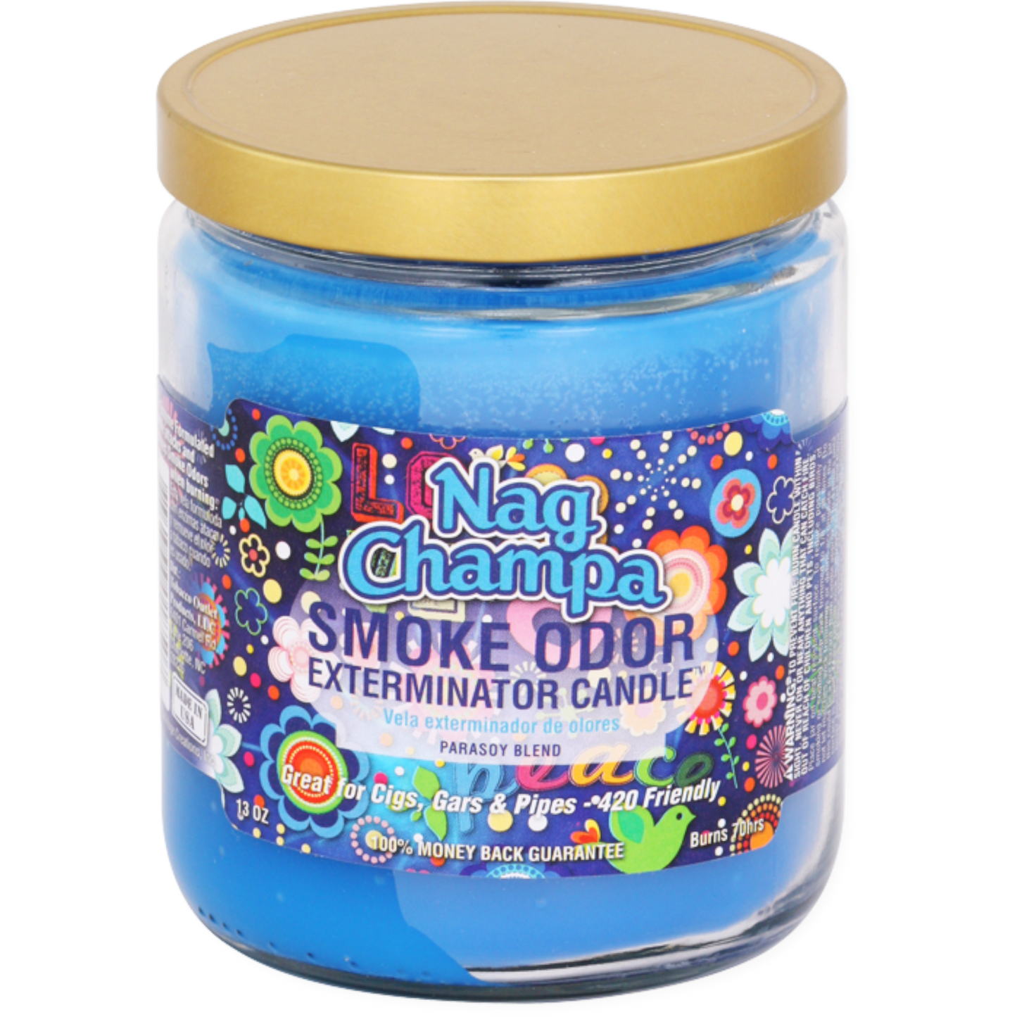 Smoke Odor Exterminator Candle Nag Champa - Refined Man Of Candles
