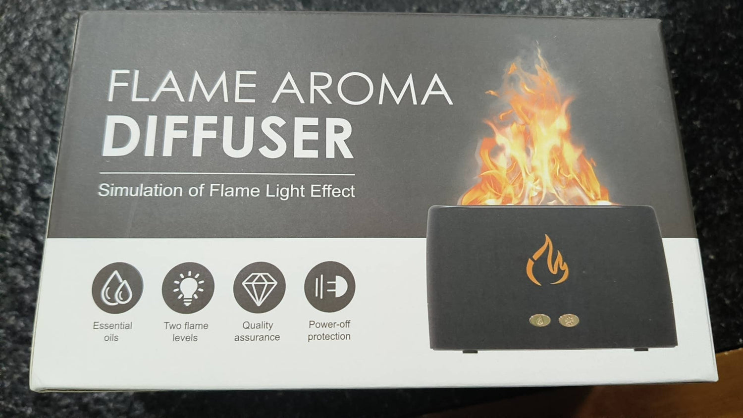 7 Color-changing Portable Aroma Diffuser Flame Humidifier - Refined Man Of Candles