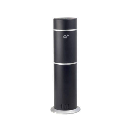 Aromar Plus - Cylinder Waterless Diffuser: Black - Refined Man Of Candles