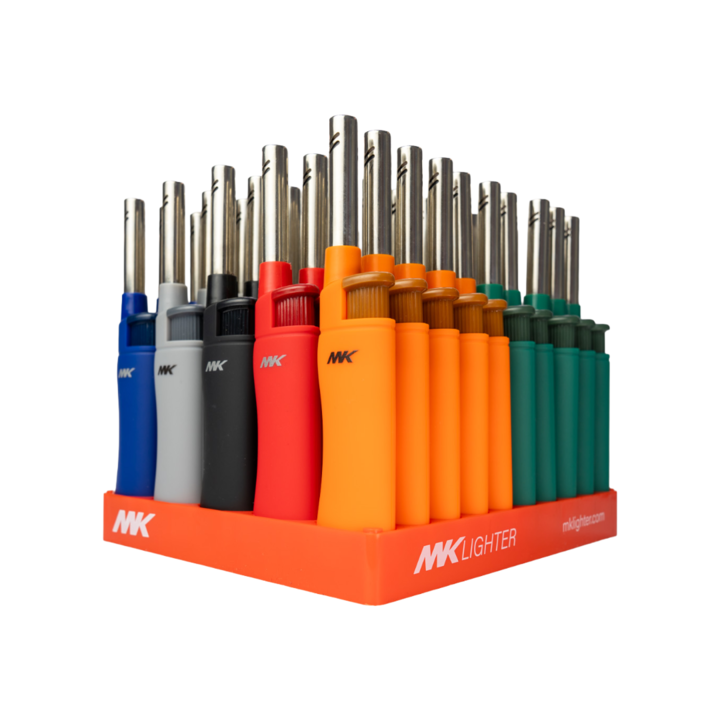 MK Lighter Range Series, MIX-Color Set, Windproof Flame 50PC - Refined Man Of Candles