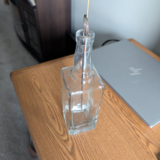 Handcrafted Upcycled Bottle Incense Burner - Refined Man Of Candles