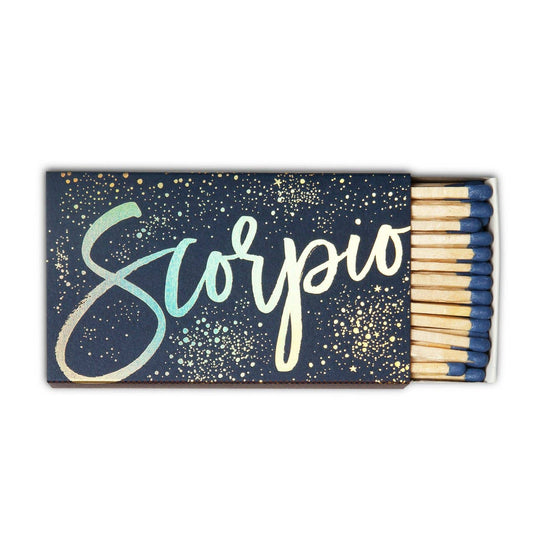 Scorpio Cigar Matches - Refined Man Of Candles