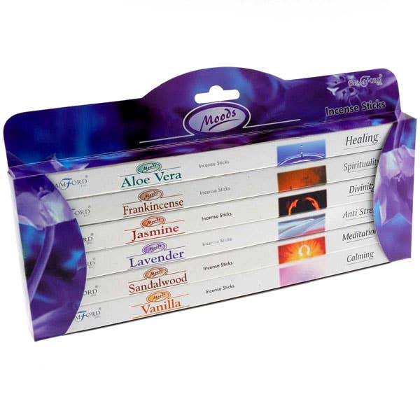 Stamford Incense Sticks 6 Pack Gift Set - Moods - Refined Man Of Candles