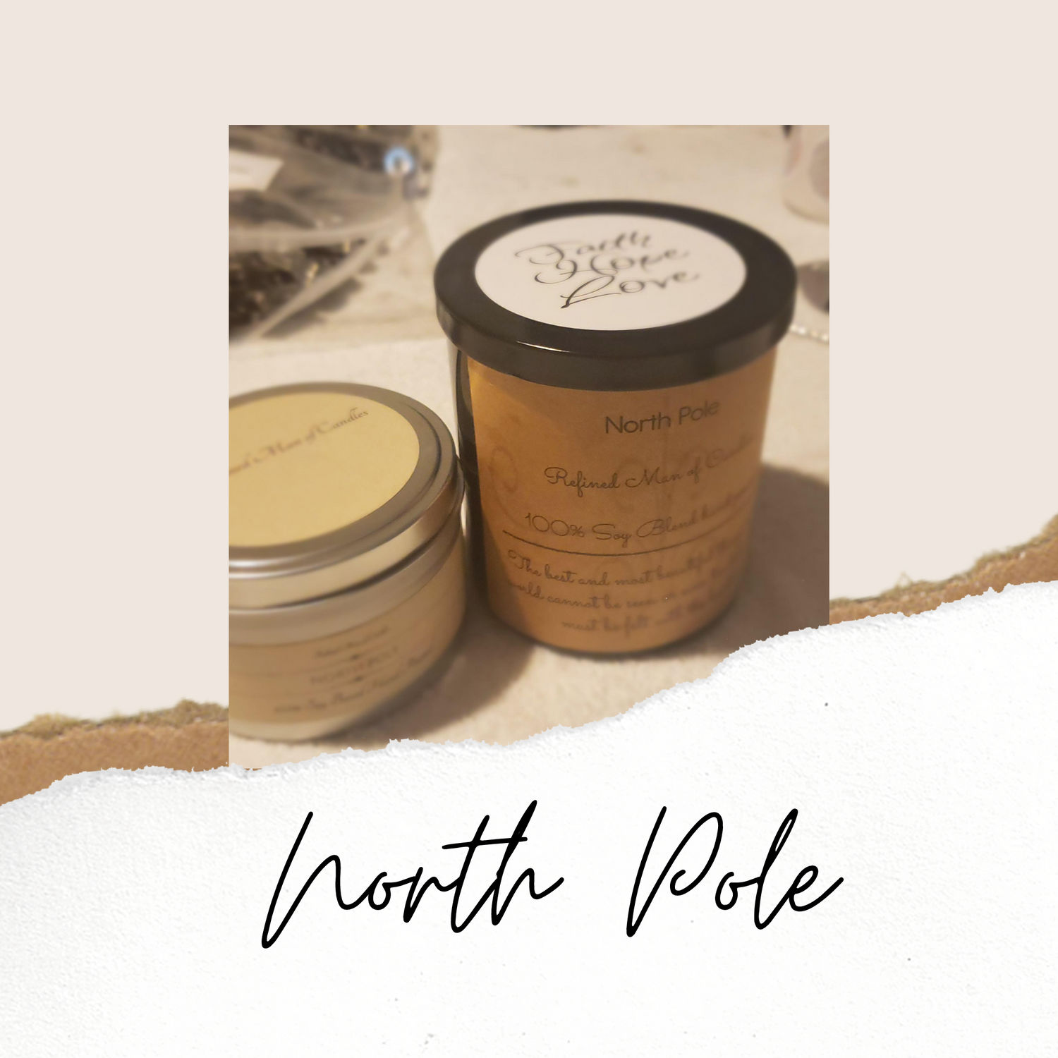 North Pole Candle - Refined Man Of Candles