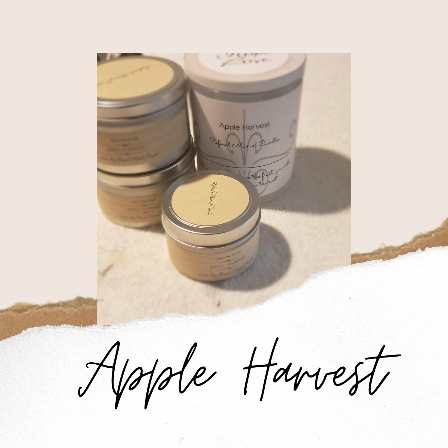 Apple Harvest Candle - Refined Man Of Candles