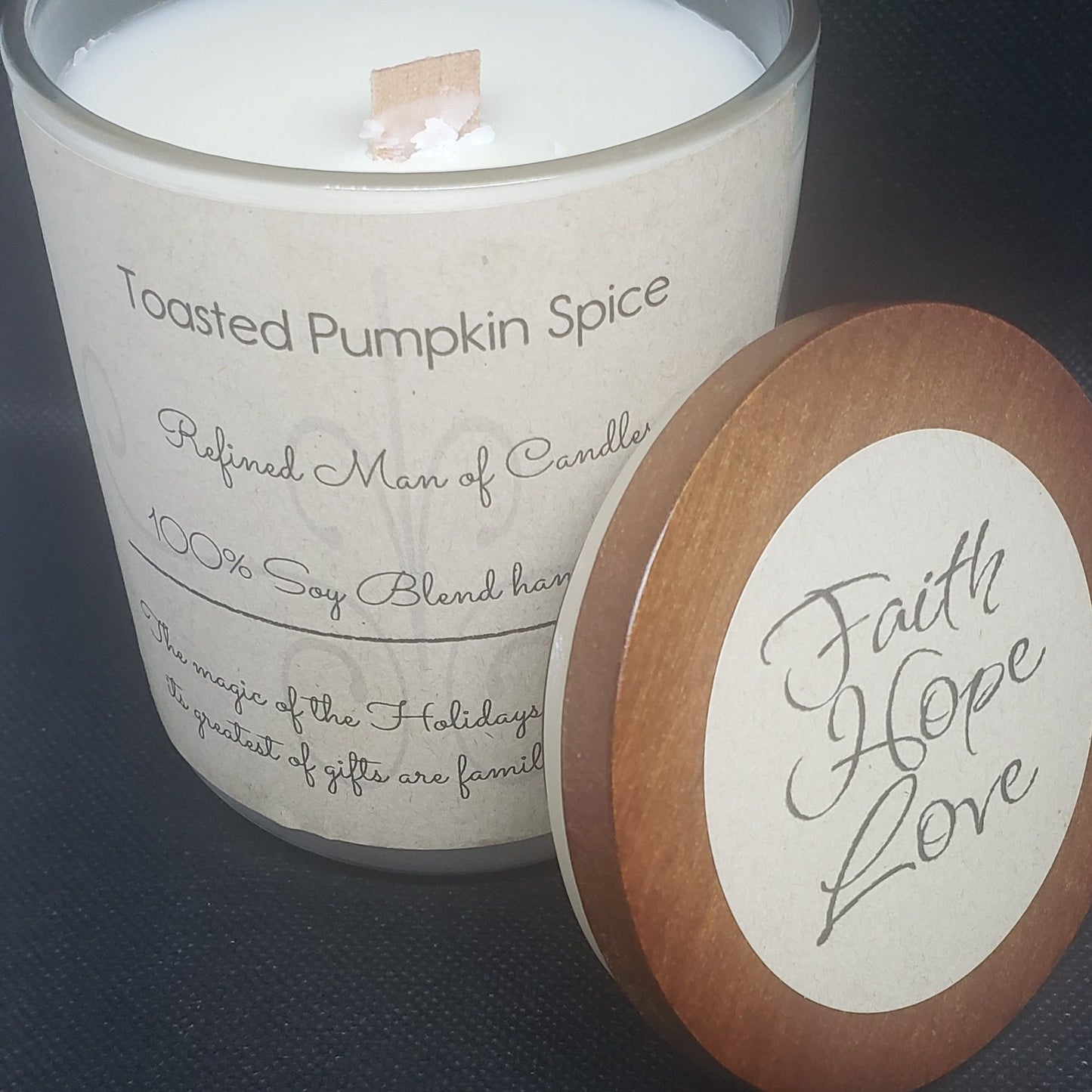 Toasted Pumpkin Spice Candle - Refined Man Of Candles