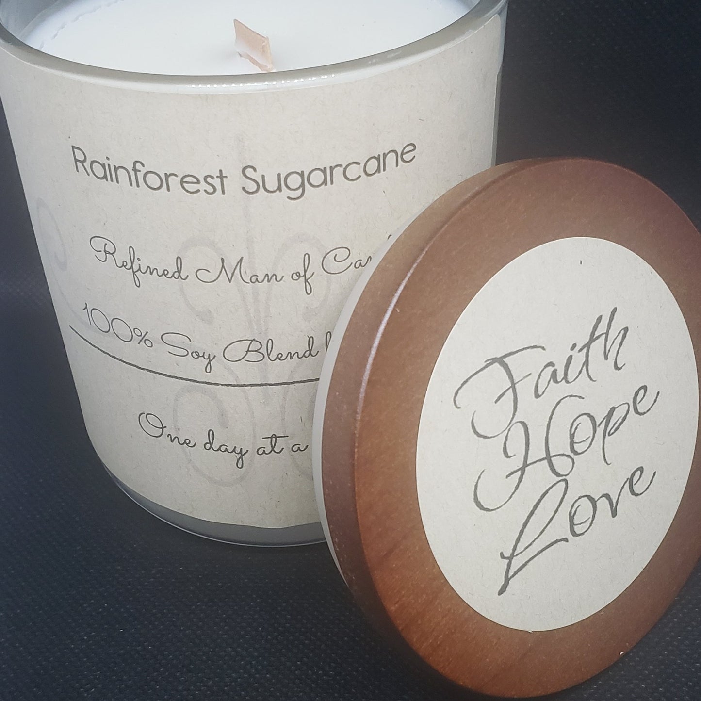 Rainforest Sugarcane Candle - Refined Man Of Candles