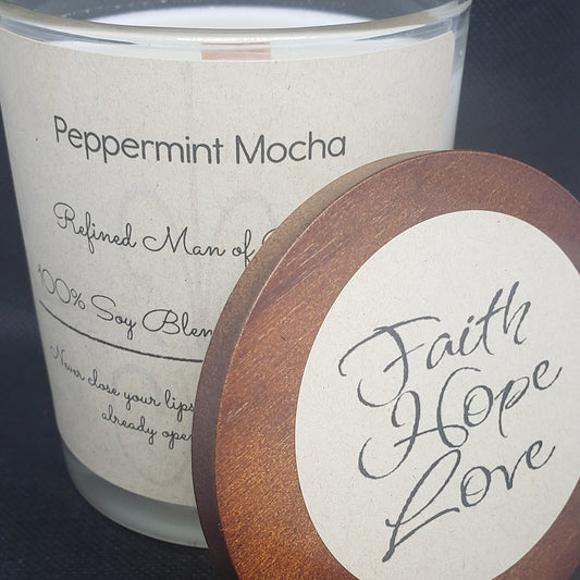 Peppermint Mocha Candle - Refined Man Of Candles