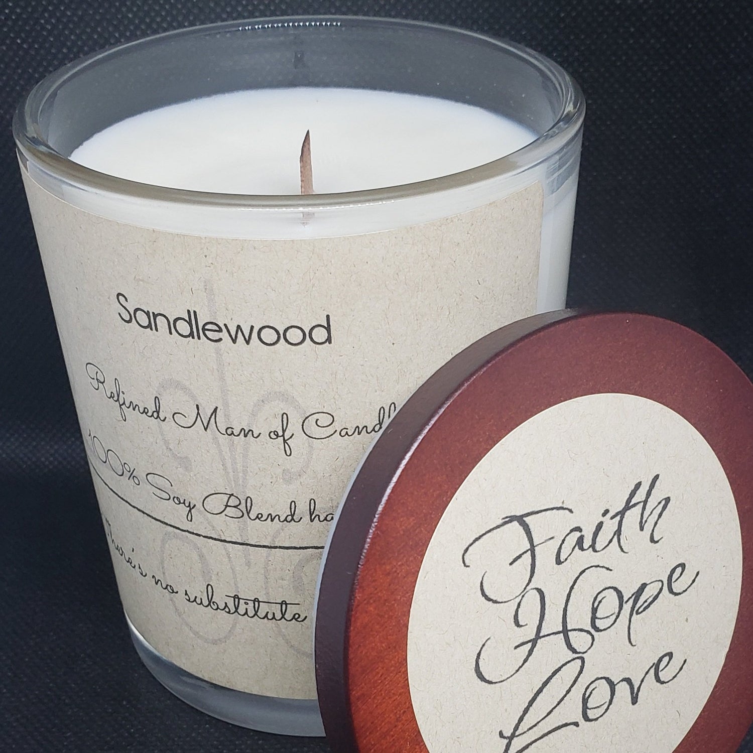 Sandalwood Candle - Refined Man Of Candles