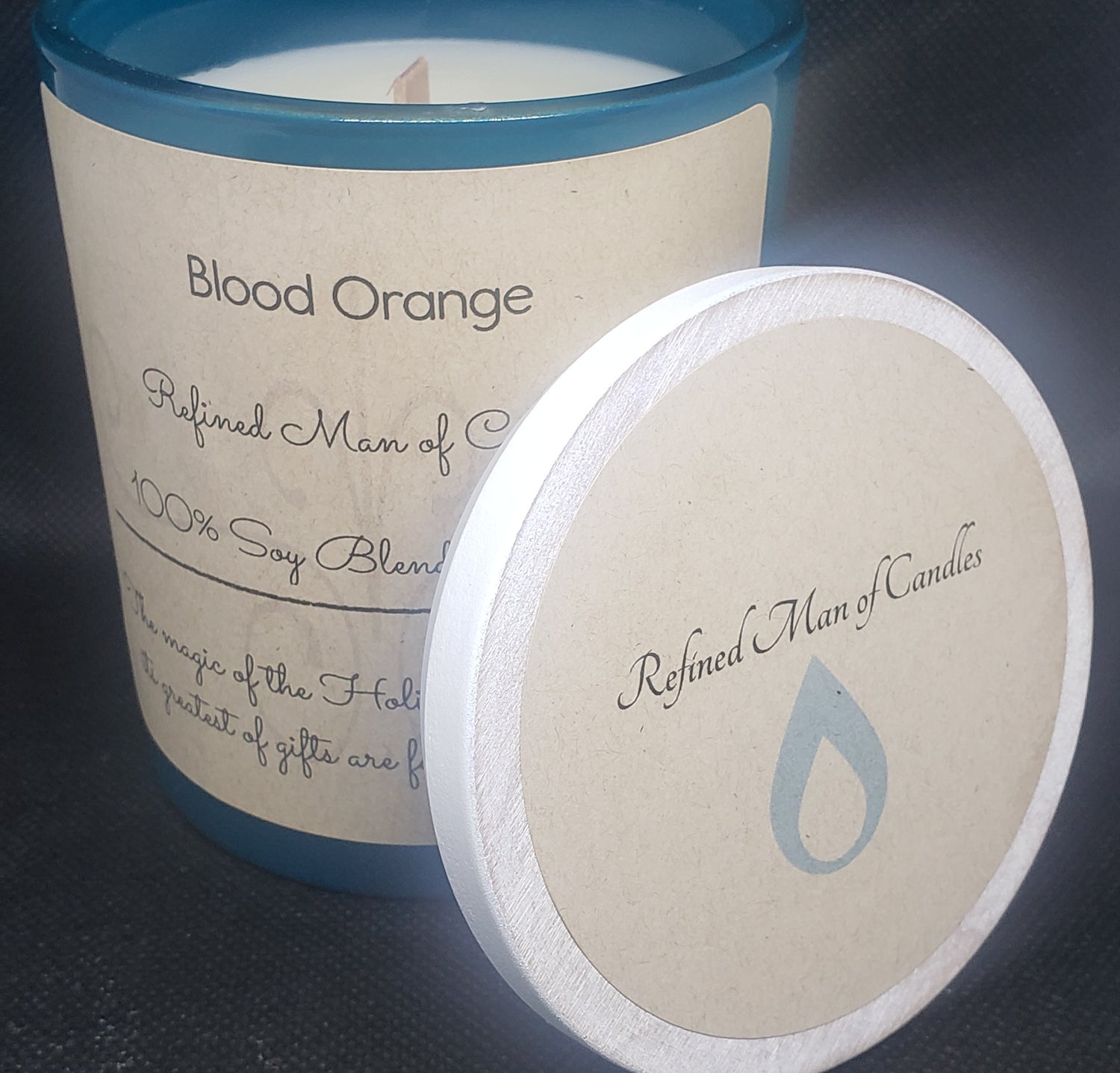 Blood Orange Candle - Refined Man Of Candles