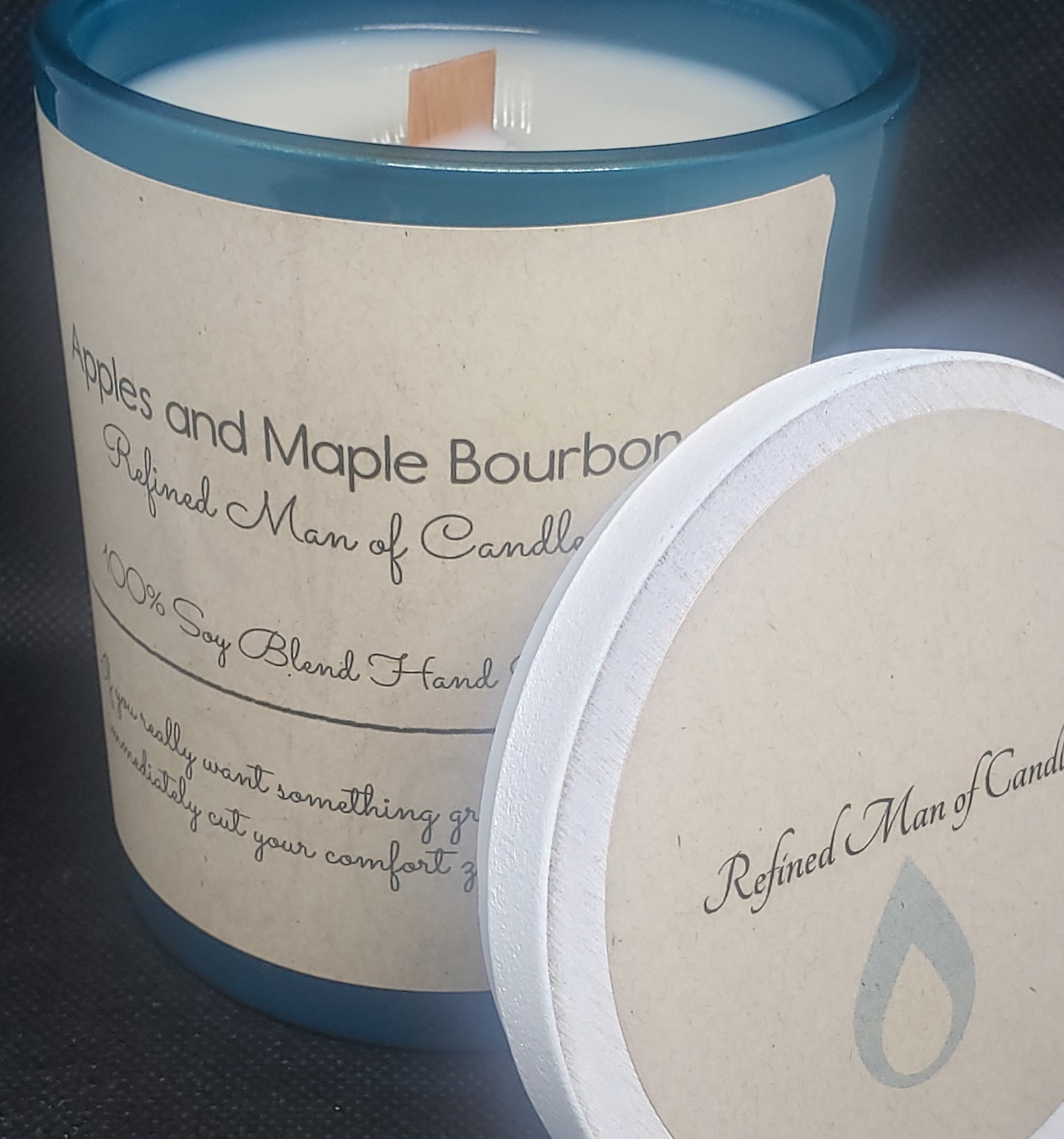 Apples and Maple Bourbon Candle - Refined Man Of Candles