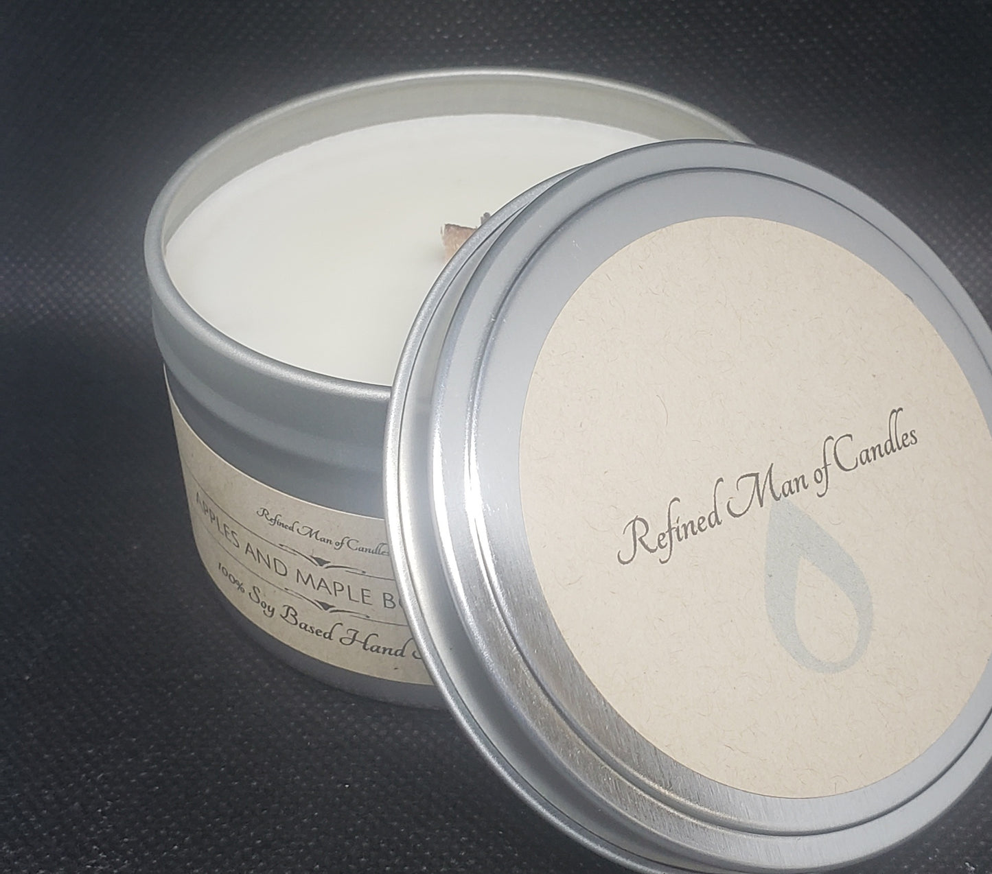 Apples and Maple Bourbon Candle - Refined Man Of Candles