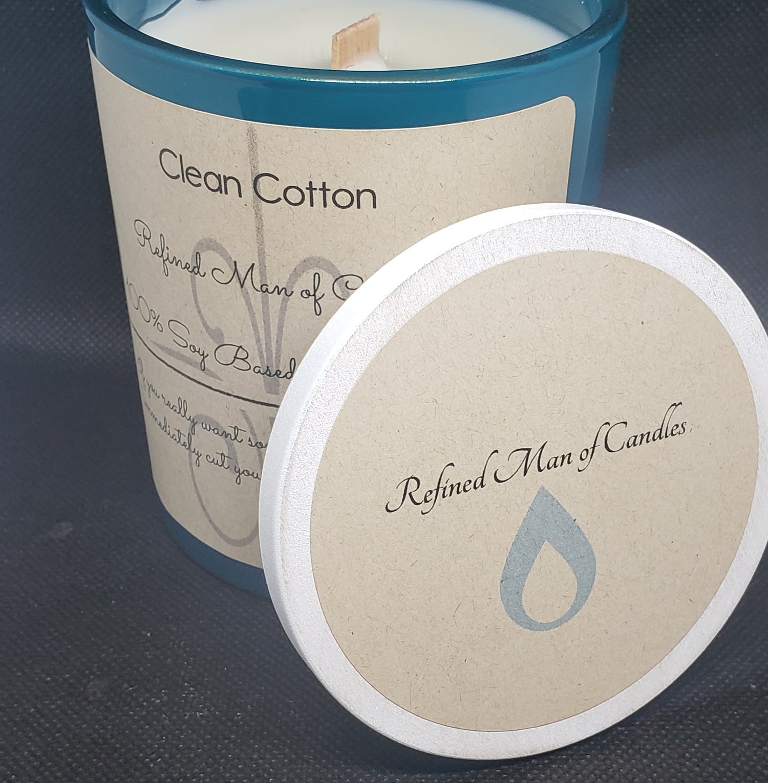 Clean Cotton Candle - Refined Man Of Candles