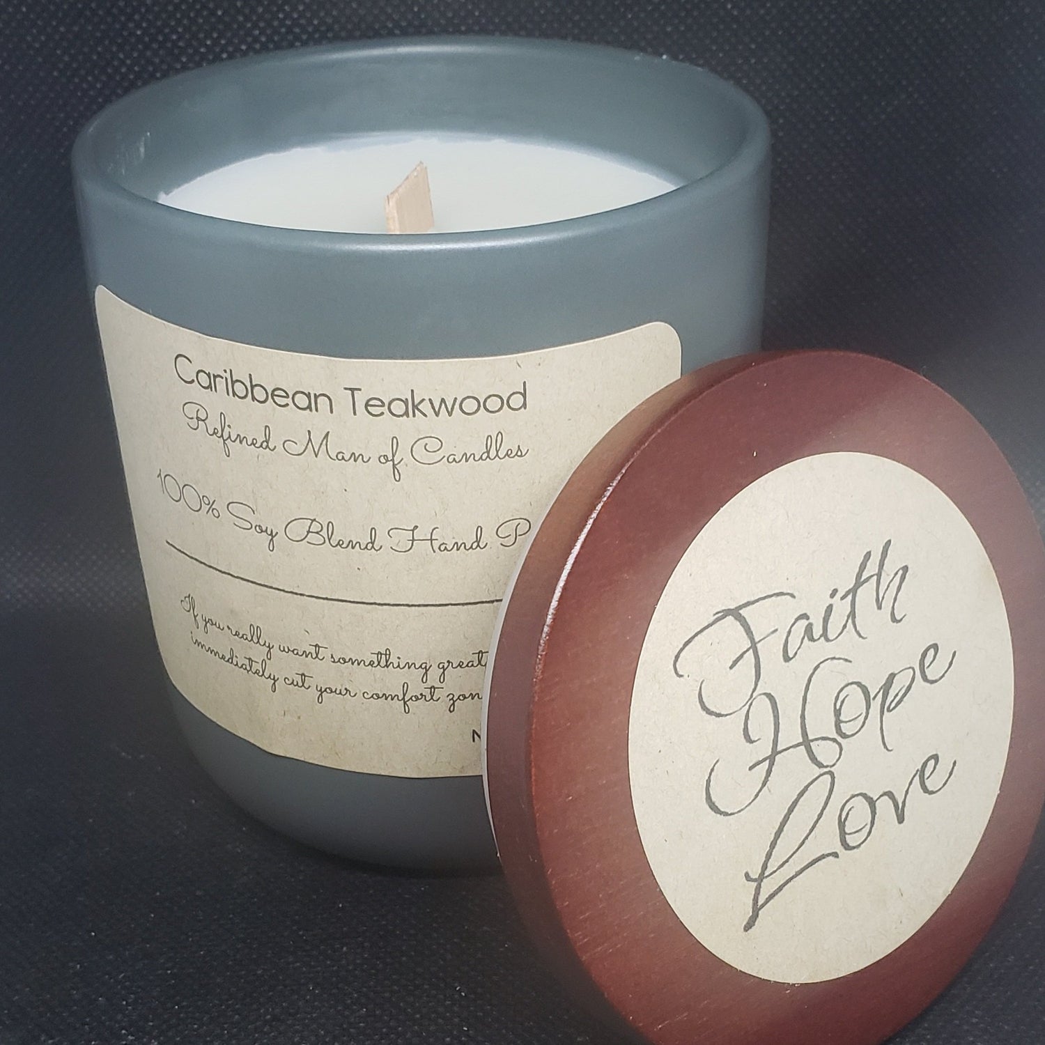 Caribbean Teakwood Candle - Refined Man Of Candles