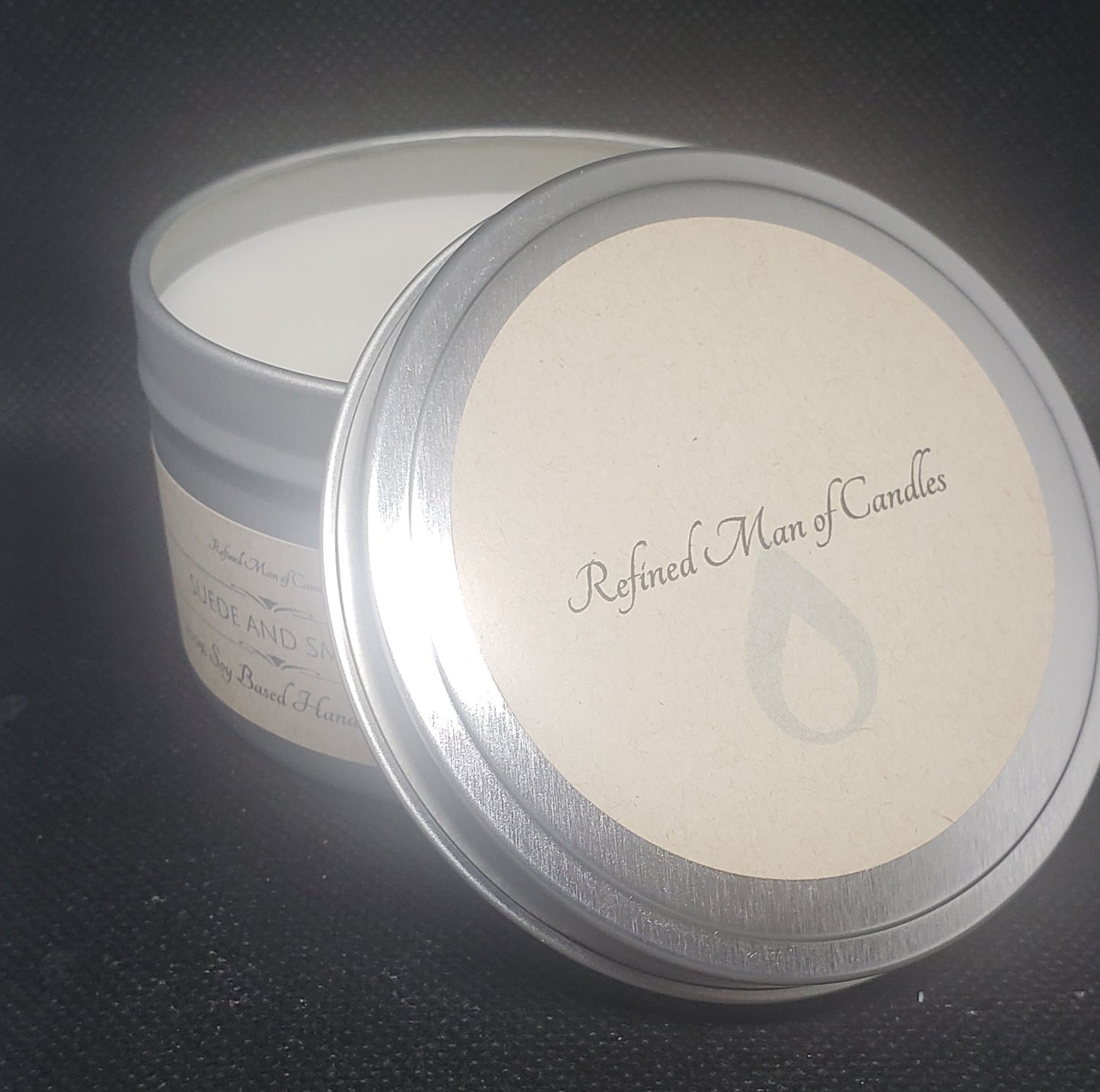 Suede and Smoke Candle - Refined Man Of Candles