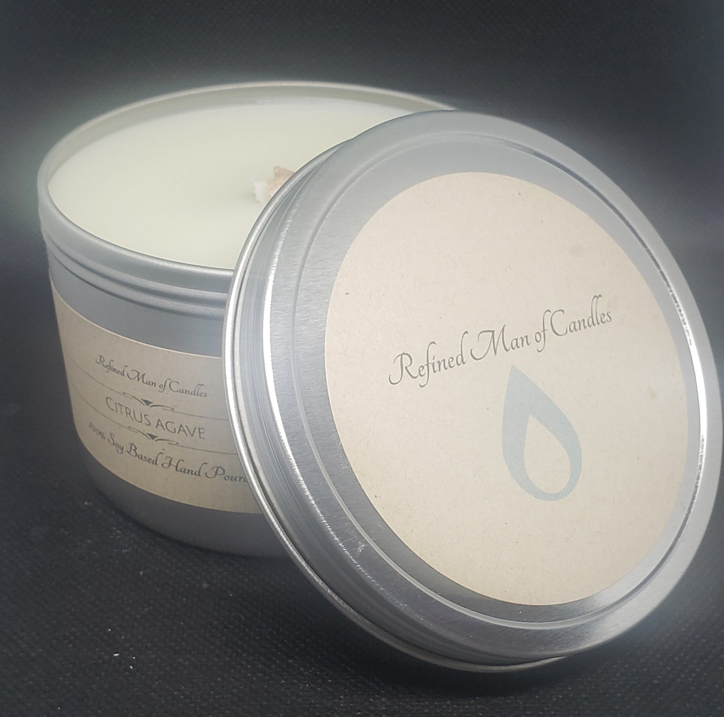 Citrus Agave Candle - Refined Man Of Candles