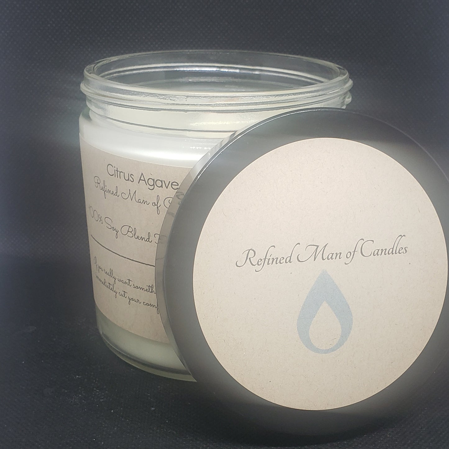 Citrus Agave Candle - Refined Man Of Candles