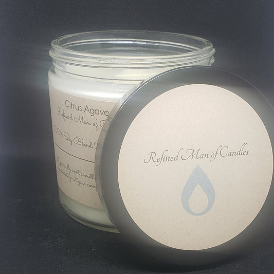 Citrus Agave Candle - Refined Man Of Candles