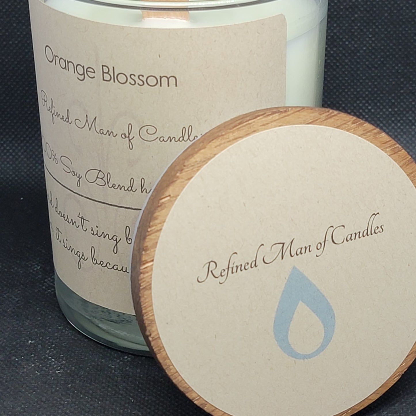 Orange Blossom Candle - Refined Man Of Candles