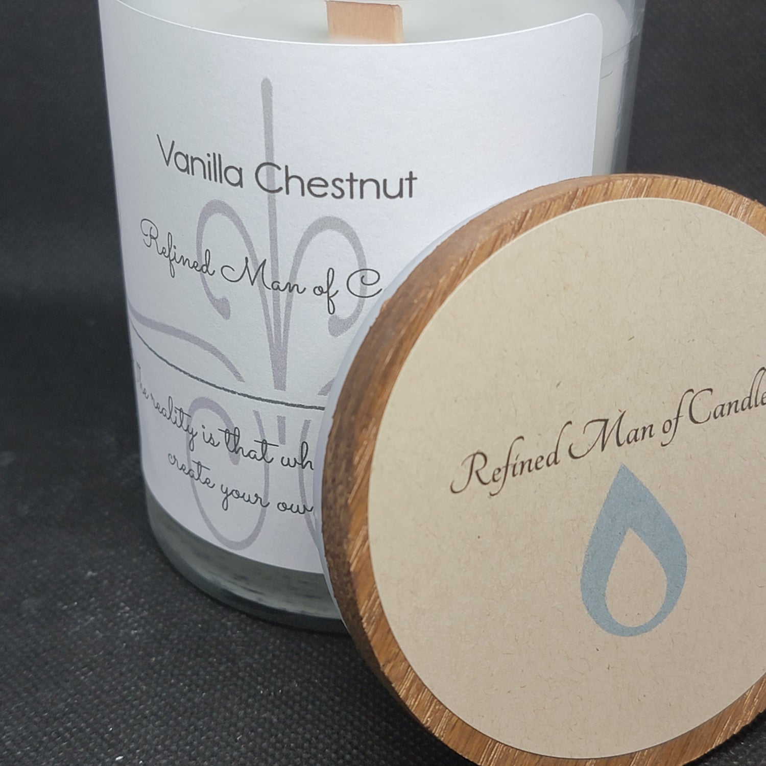 Vanilla Chestnut Candle - Refined Man Of Candles