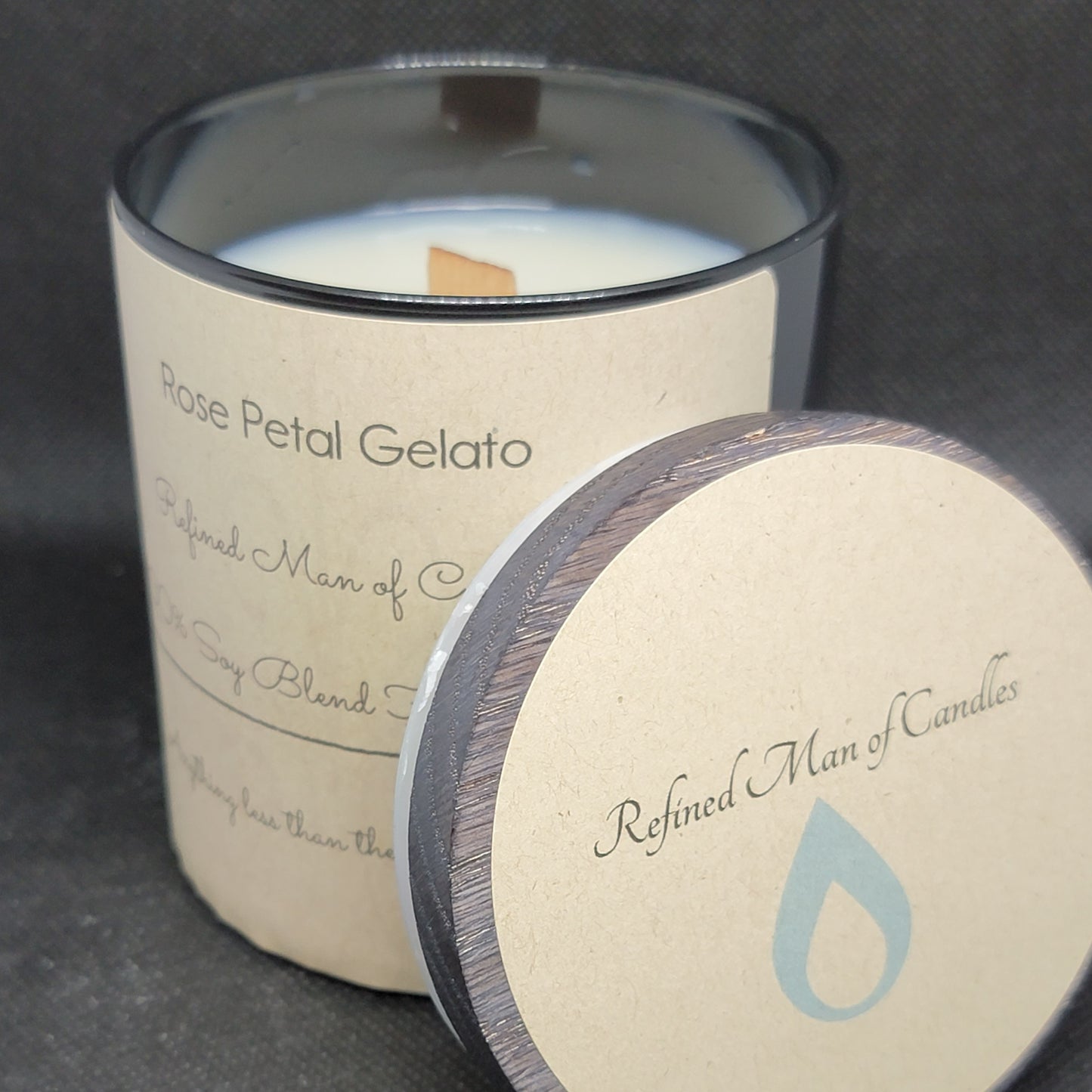 Rose Petal Gelato Candle - Refined Man Of Candles