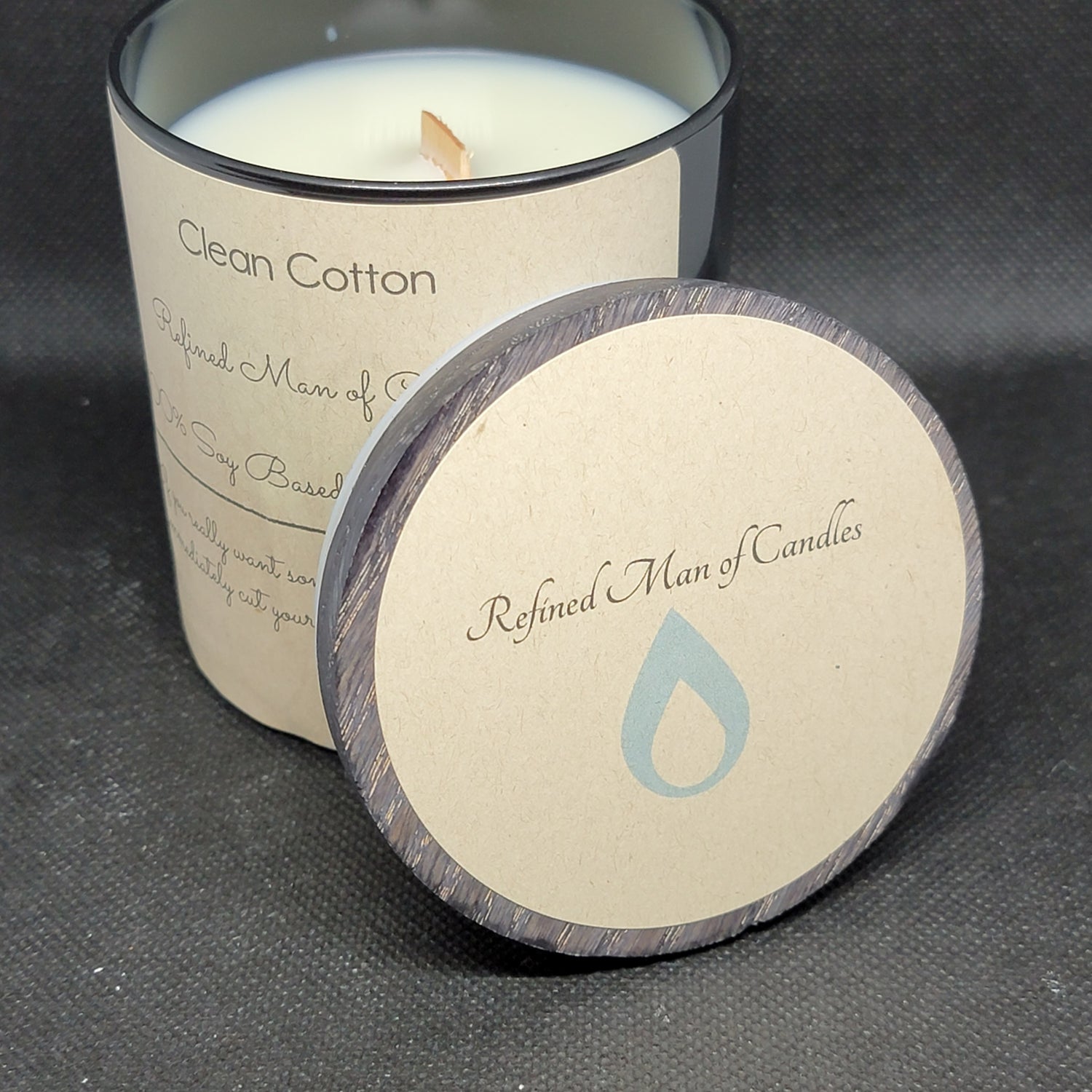 Clean Cotton Candle - Refined Man Of Candles