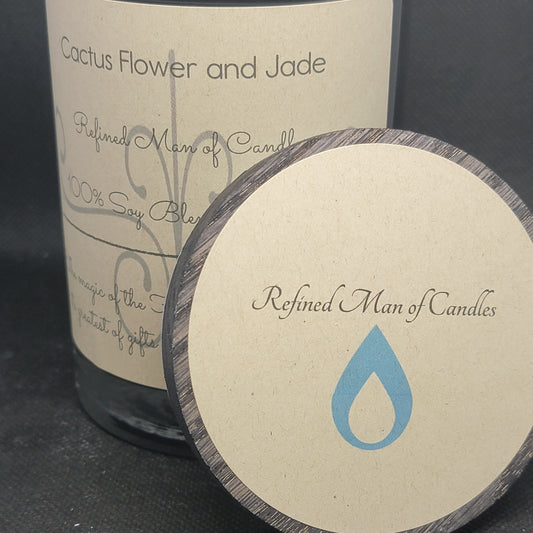 Cactus Flower and Jade Candle - Refined Man Of Candles