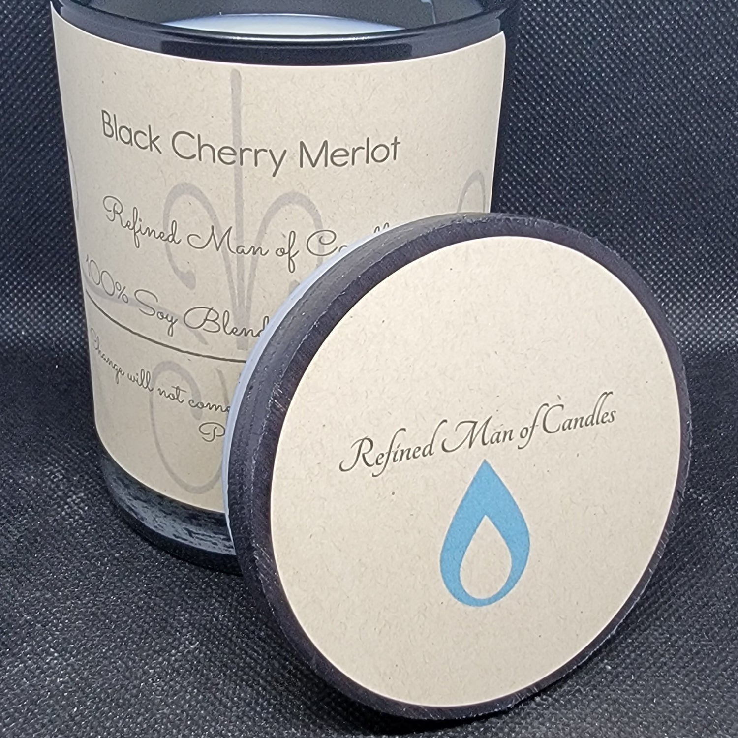 Black Cherry Merlot Candle - Refined Man Of Candles