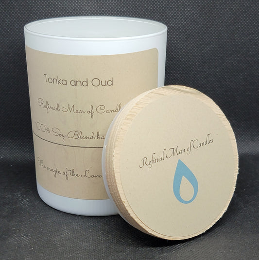 Tonka and Oud Candle - Refined Man Of Candles