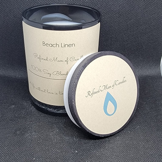 Beach Linen Candle - Refined Man Of Candles