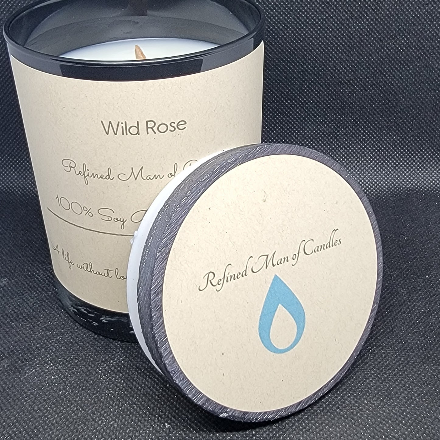 Wild Rose Candle - Refined Man Of Candles