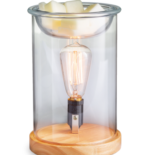 WOOD & GLASS EDISON BULB ILLUMINATION - Refined Man Of Candles